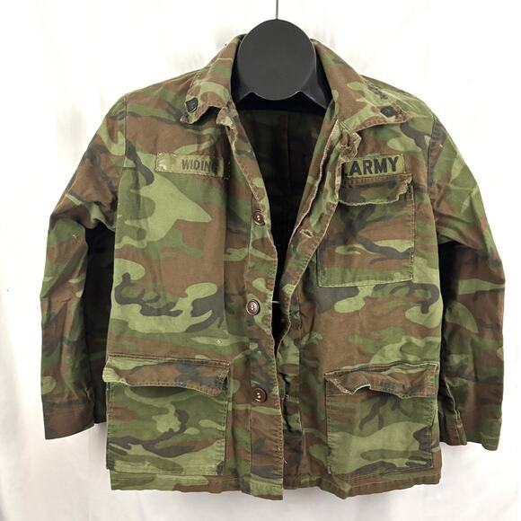 Vintage Kmart Shirt Duck Camo Camouflage Jacket 1980s Medium - Picture 1 of 13